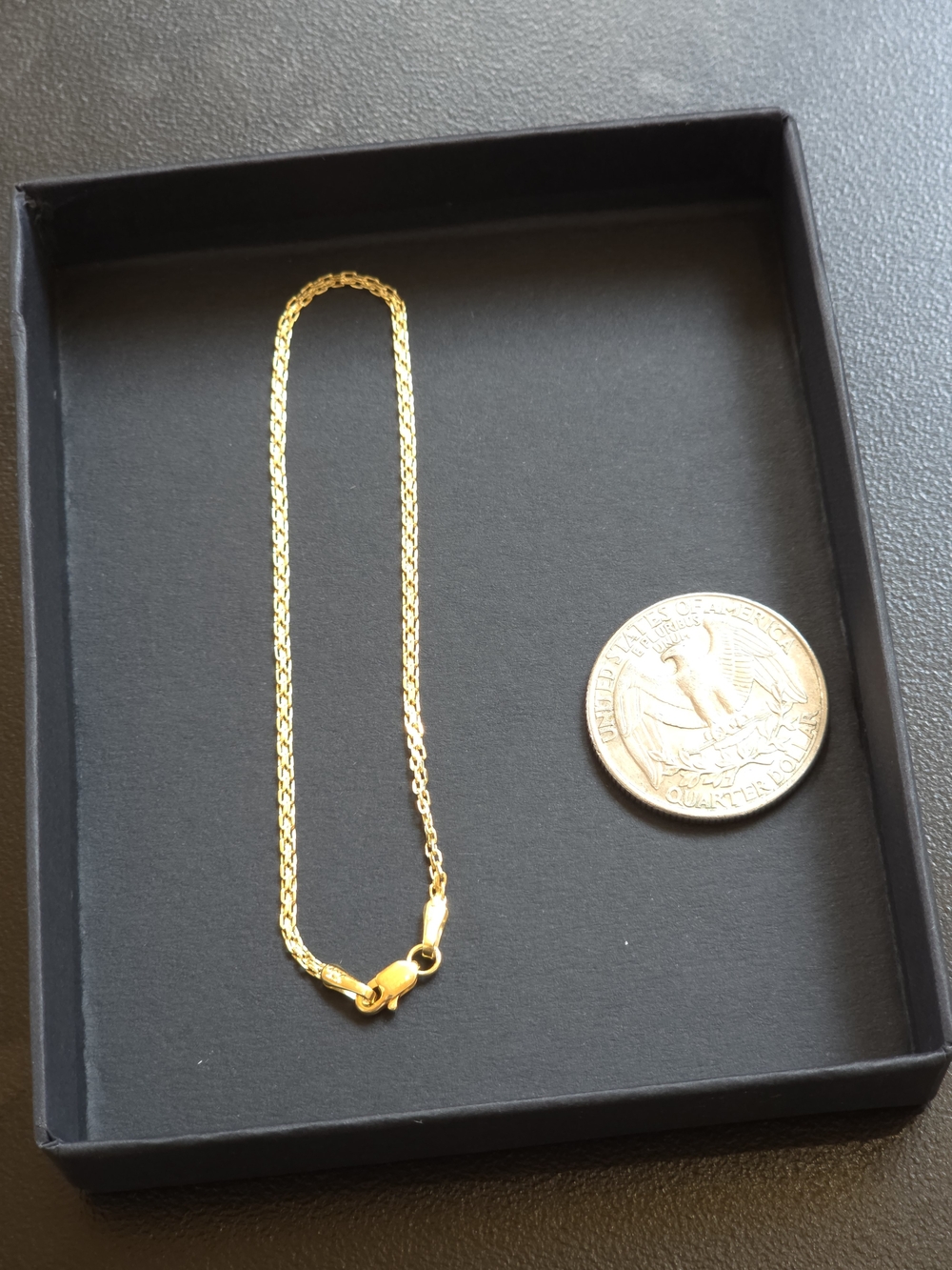 10k Solid Gold Bismark Chain Bracelet